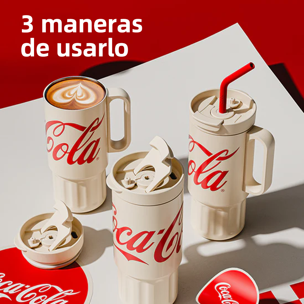Vaso térmico Súper Tumbler Germ x Coca-Cola 1200ml / 40.57 Oz