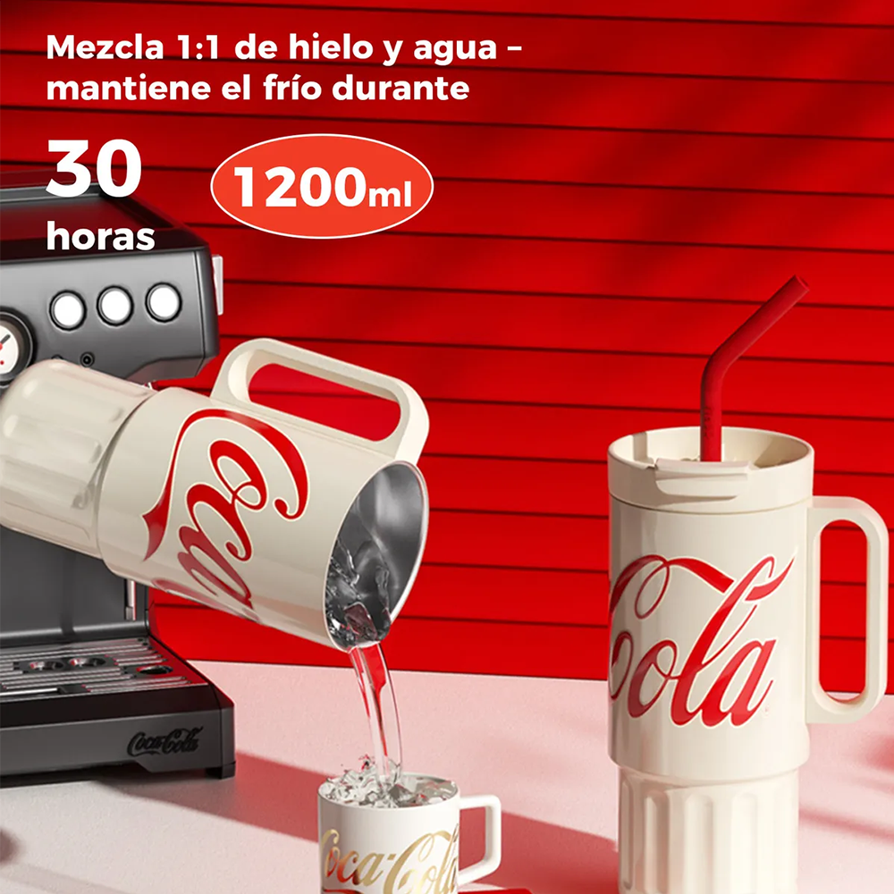 Vaso térmico Súper Tumbler Germ x Coca-Cola 1200ml / 40.57 Oz